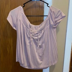 Blush Off Shoulder Top